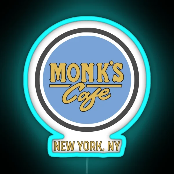 Monk S Cafe RGB Neon Sign