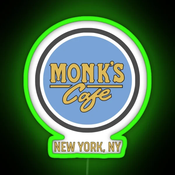 Monk S Cafe RGB Neon Sign