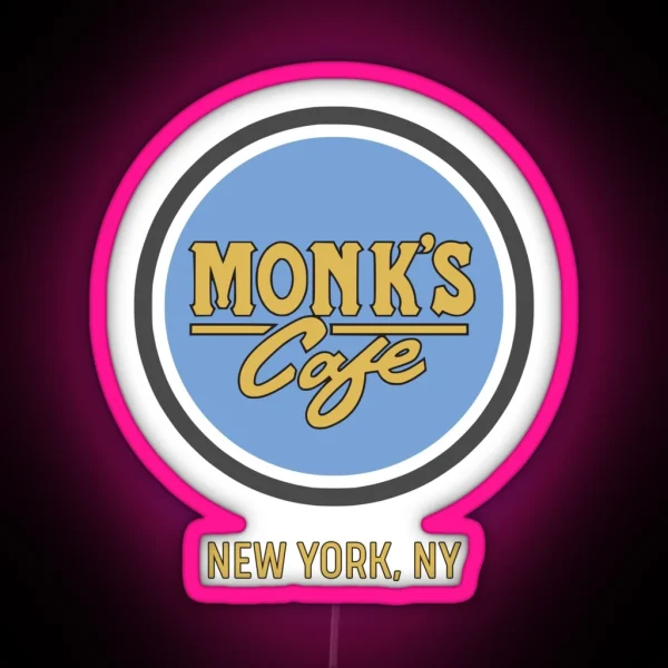 Monk S Cafe RGB Neon Sign