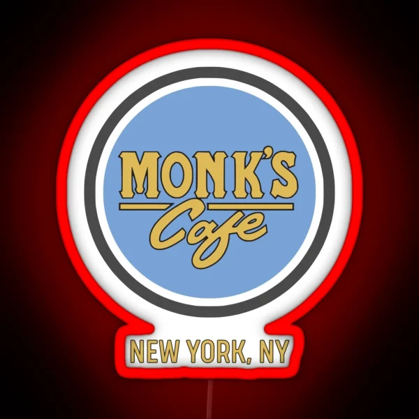 Monk S Cafe RGB Neon Sign