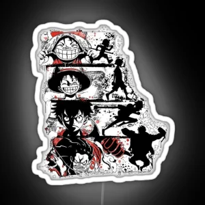 Monkey D Luffy One Piece RGB Neon Sign