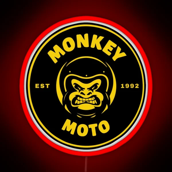 MONKEY MOTO RGB Neon Sign