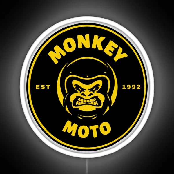 MONKEY MOTO RGB Neon Sign