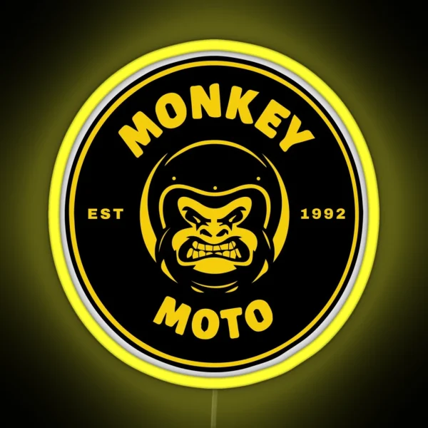 MONKEY MOTO RGB Neon Sign