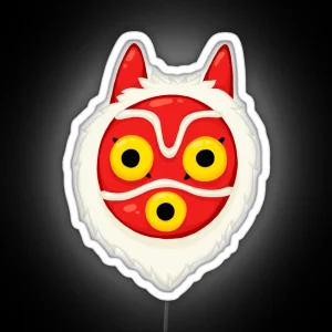 Mononoke Mask RGB Neon Sign