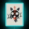 mononoke premium rgb neon sign blue