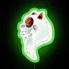 mononoke neon sign rgb green 98820