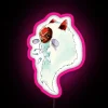 Neon Pink Mononoke RGB Sign