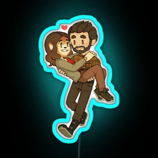 Monroe And Rosalee Grimm RGB Neon Sign