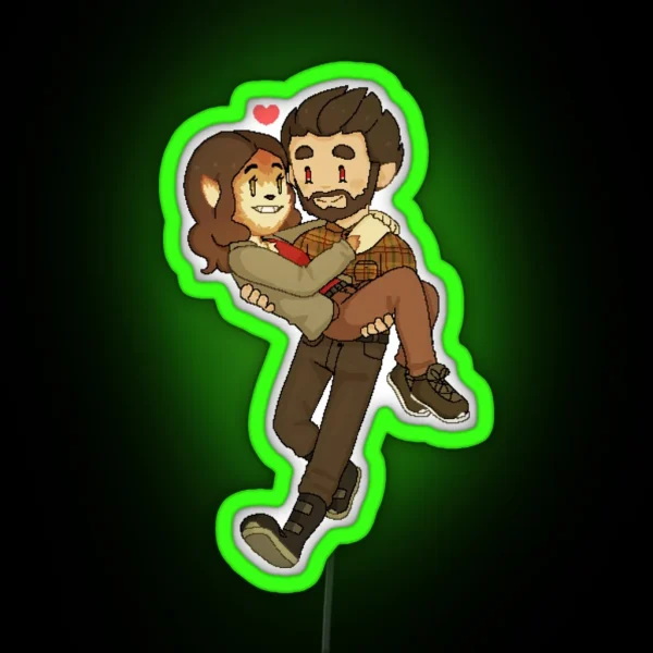Monroe And Rosalee Grimm RGB Neon Sign
