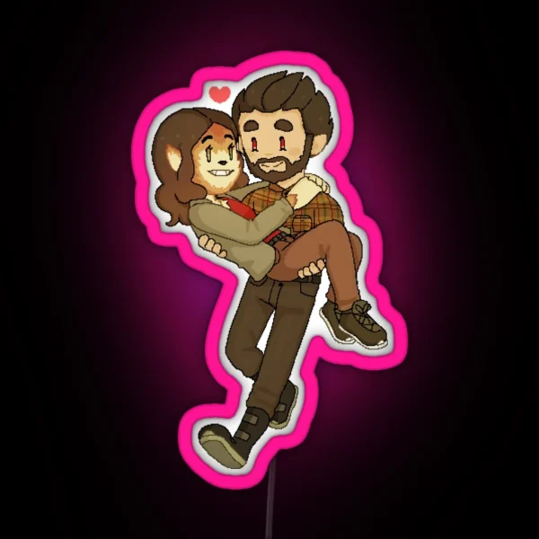 Monroe And Rosalee Grimm RGB Neon Sign