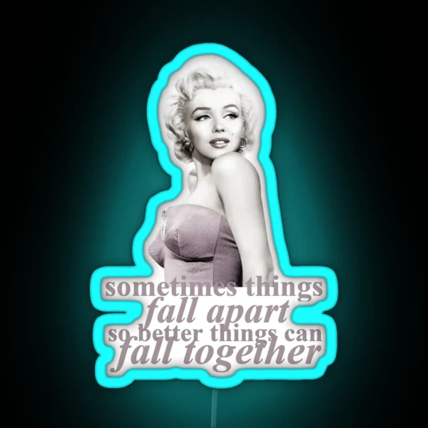 Monroe Marilyn Monroe RGB Neon Sign