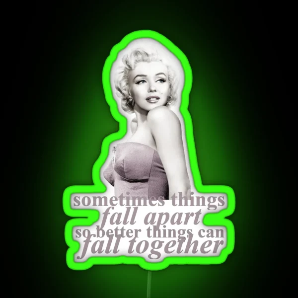 Monroe Marilyn Monroe RGB Neon Sign