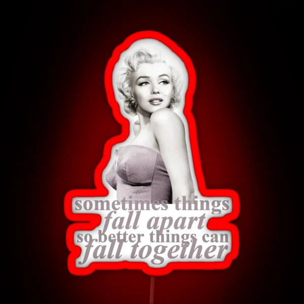 Monroe Marilyn Monroe RGB Neon Sign