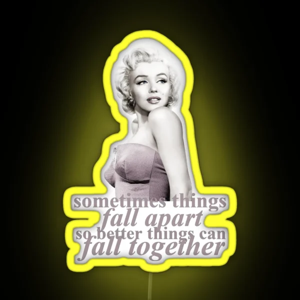 Monroe Marilyn Monroe RGB Neon Sign
