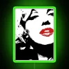 monroe rgb neon sign green