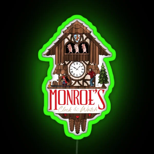 Monroe S Clock And Watch GRIMM RGB Neon Sign