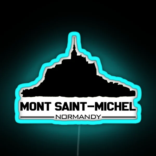 Mont Saint Michel RGB Neon Sign
