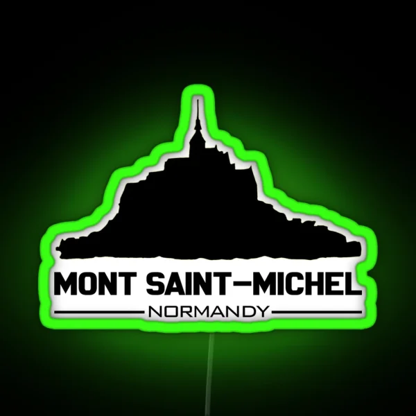 Mont Saint Michel RGB Neon Sign