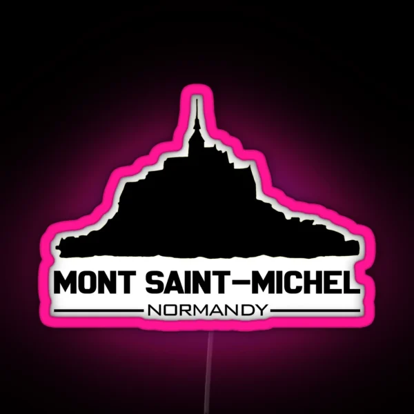 Mont Saint Michel RGB Neon Sign