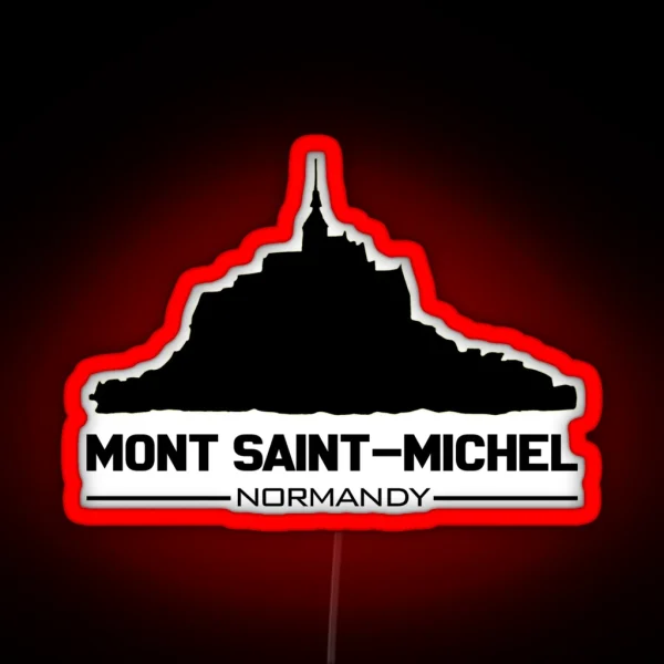 Mont Saint Michel RGB Neon Sign