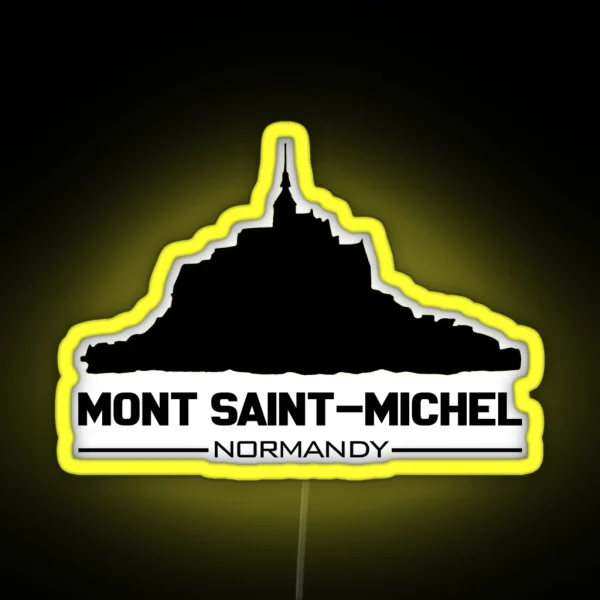 Mont Saint Michel RGB Neon Sign