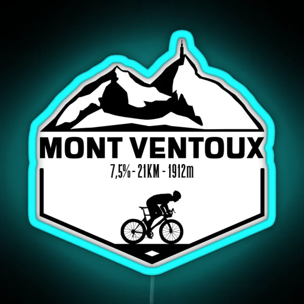 Mont Ventoux Black Edition RGB Neon Sign