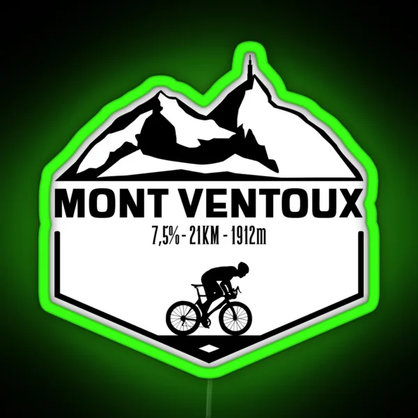 Mont Ventoux Black Edition RGB Neon Sign