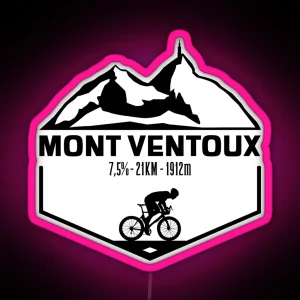 Mont Ventoux Black Edition RGB Neon Sign