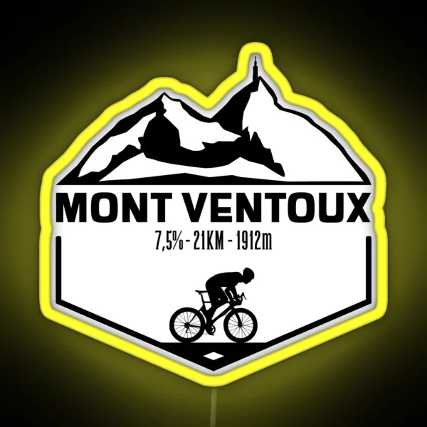 Mont Ventoux Black Edition RGB Neon Sign