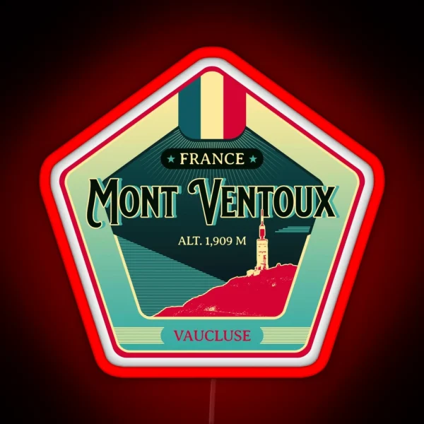 Mont Ventoux Retro Led Led RGB Neon Sign