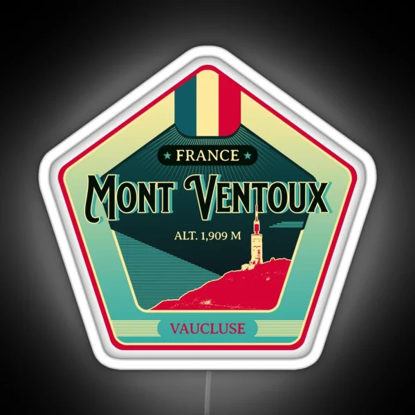 Mont Ventoux Retro Led Led RGB Neon Sign