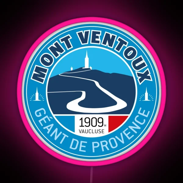 Mont Ventoux RGB Neon Sign