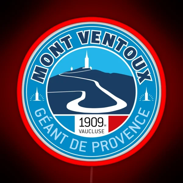 Mont Ventoux RGB Neon Sign