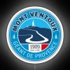 RGB Neon Sign of Mont Ventoux Mountain