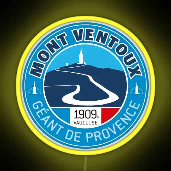 Mont Ventoux RGB Neon Sign