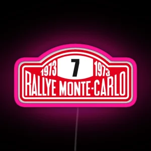 Monte Carlo Rally RGB Neon Sign