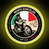RGB Neon Sign of Monte Zoncolan, Italy - Motorcycle at 31102 Yellow