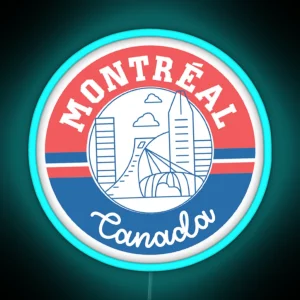 Montreal Canada RGB Neon Sign