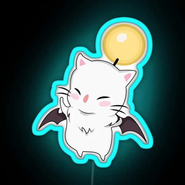Moogle RGB Neon Sign