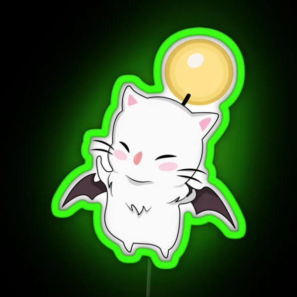 Moogle RGB Neon Sign