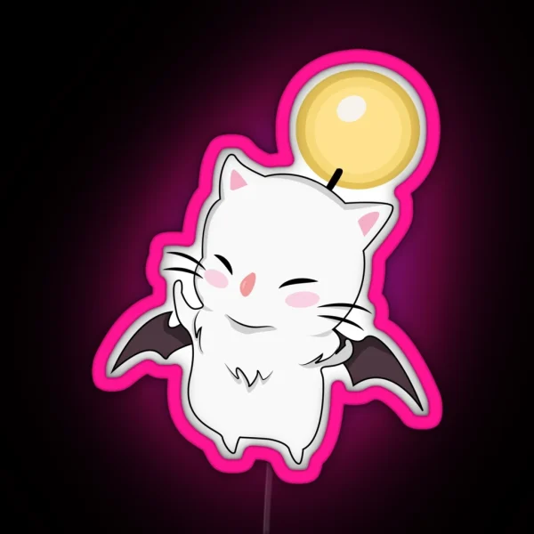 Moogle RGB Neon Sign
