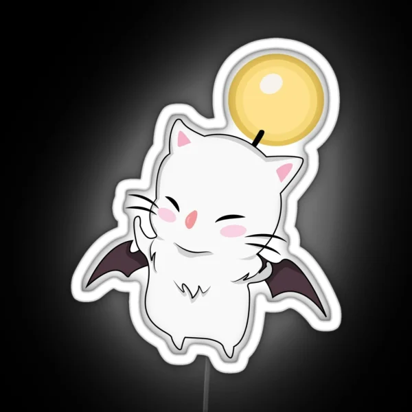 Moogle RGB Neon Sign