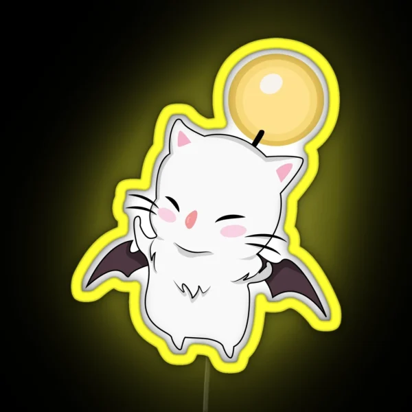 Moogle RGB Neon Sign