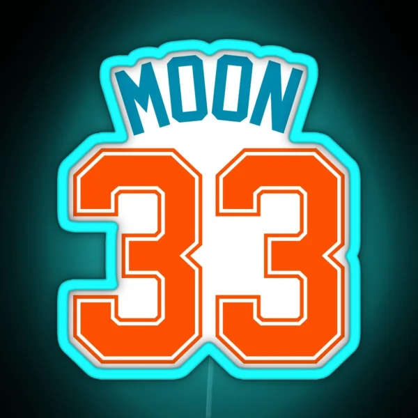 Moon 33 RGB Neon Sign