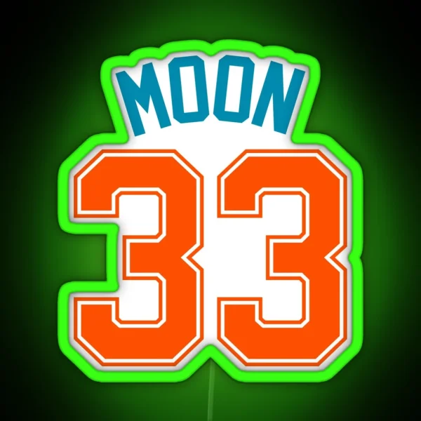 Moon 33 RGB Neon Sign