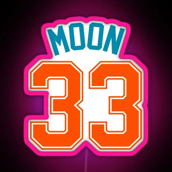 Moon 33 RGB Neon Sign