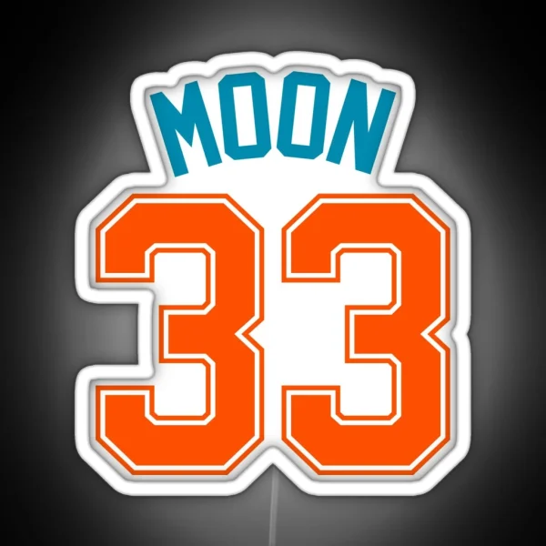 Moon 33 RGB Neon Sign