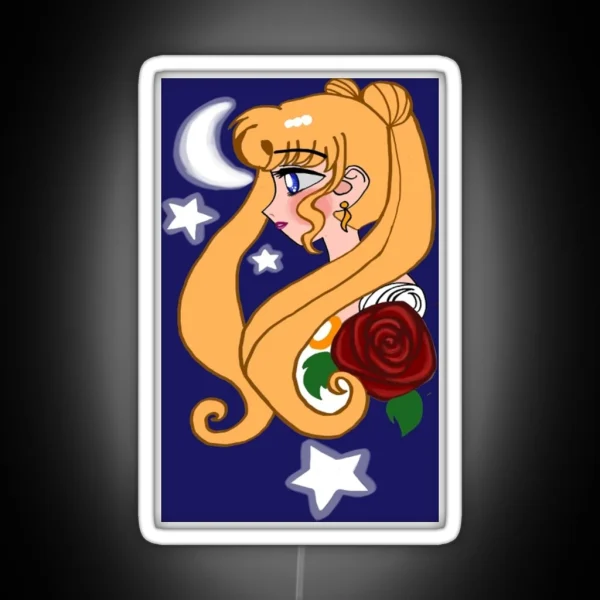 Moon Princess RGB Neon Sign