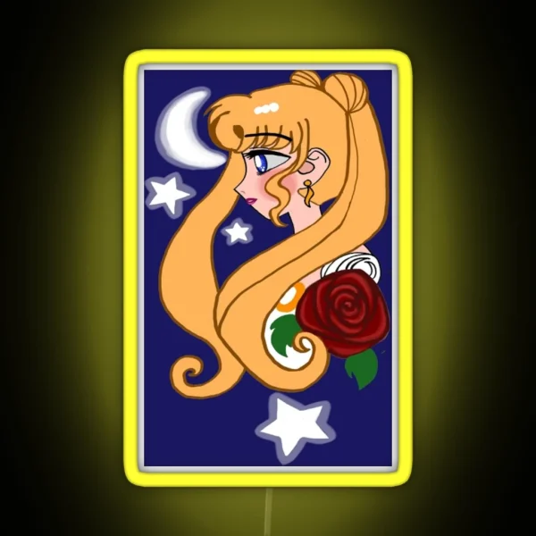 Moon Princess RGB Neon Sign